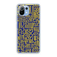 Majorelle Blue Print: Xiaomi Mi 11 Lite Transparant Hoesje