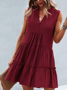 Loose Casual Dress With No