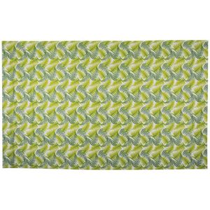 Groen tafelkleed Varen print 220 cm