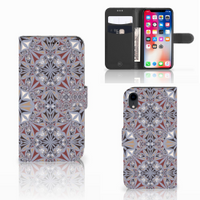 Apple iPhone Xr Bookcase Flower Tiles