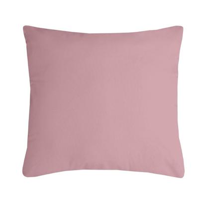Stof Textile sierkussen Nelson - roze - 60 x 60 cm - bank kussens - polyester