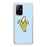 Banana: Oppo A94 5G Transparant Hoesje