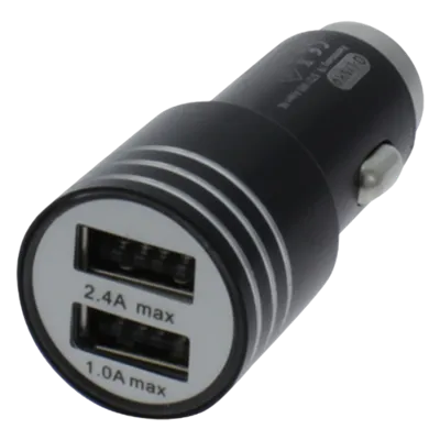 Q-Link Autolader (2xUSB) Zwart