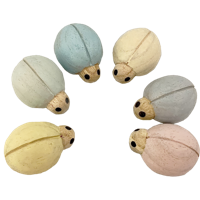 Papoose Toys Papoose Toys Pastel Ladybirds/6pc