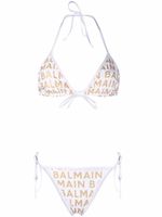 Balmain bikini à fines bretelles - Blanc Balmain bikini à fines bretelles - Blanc