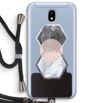 Creatieve toets: Samsung Galaxy J5 (2017) Transparant Hoesje met koord