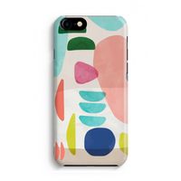 Bold Rounded Shapes: Volledig Geprint iPhone 7 Hoesje