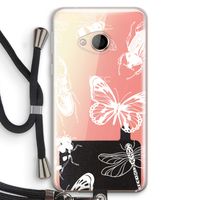 Tiny Bugs: HTC U Play Transparant Hoesje met koord