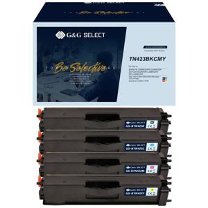 G&G Toner vervangt Brother TN-423 Compatibel Combipack Zwart, Cyaan, Magenta, Geel TN-423BK/TN-423C/TN-423M/TN-423Y GS-B423-4P