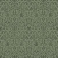 Dutch Wallcoverings Blomstermala - Ludvig Green - Groen
