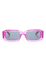 Chiara Ferragni lunettes de soleil à monture rectangulaire - Rose