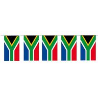 Papieren slinger Zuid-Afrika 4 meter landen decoratie - thumbnail