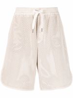 Brunello Cucinelli short à taille à lien de resserrage - Tons neutres