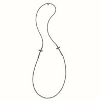 Ketting Dames Folli Follie 3N14T020KK_Plata Negra 90 cm