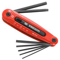 Facom 86A Inbussleutels | 6-kant | in Beugel | Metrische Maten 1,5-6mm - 86H.JE7BPB