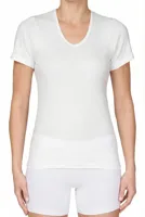 Dames thermo shirt korte mouw - Thermisch - Warm Thermo kleding dames - Lage hals