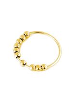 Roestvrij staal Kraal Stress Angstverlichting Ring - thumbnail