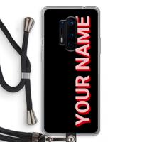 Namecase: OnePlus 8 Pro Transparant Hoesje met koord