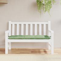 VidaXL Tuinbankkussen bladpatroon 120x50x7 cm stof