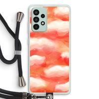 Lichte Wolken: Samsung Galaxy A52s 5G Transparant Hoesje met koord
