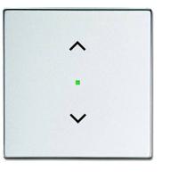 Busch-Jaeger 2CKA006220A0039 Afdekking 1-voudig free@home Witaluminium (RAL 9006), Aluminium 1 stuk(s)