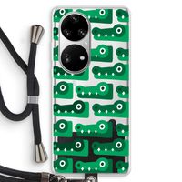 Crocs: Huawei P50 Pro Transparant Hoesje met koord