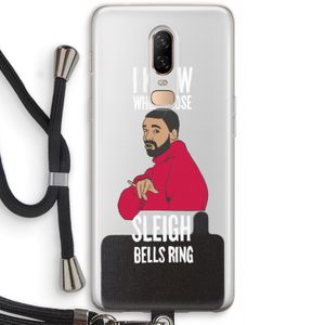 Sleigh Bells Ring: OnePlus 6 Transparant Hoesje met koord