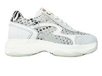 Grijze Red Rag  Sneakers White Nappa Combi - thumbnail