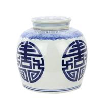 Fine Asianliving Chinese Gemberpot Blauw