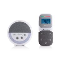 Alecto DBX150 - Luxe Full Eco DECT audio babyfoon met projector, display, nachtlampje en slaapliedjes - Wit/Grijs
