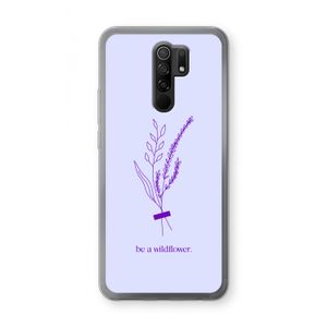 Be a wildflower: Xiaomi Redmi 9 Transparant Hoesje