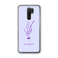 Be a wildflower: Xiaomi Redmi 9 Transparant Hoesje