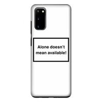 Alone: Samsung Galaxy S20 Tough Case