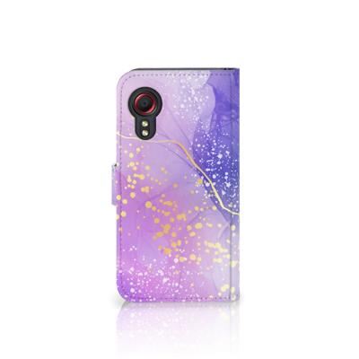 Hoesje voor Samsung Galaxy Xcover 5 Watercolor Paars