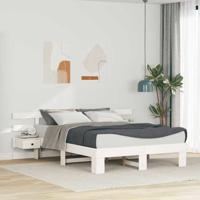 Bedframe met lade Wit 160 x 200 cm