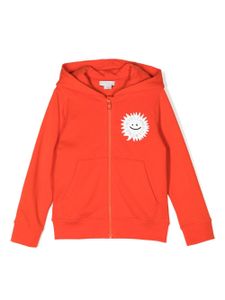 Stella McCartney Kids hoodie Starburst Face en coton - Orange