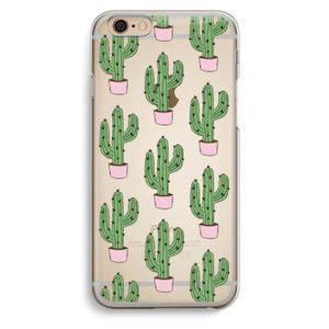 Cactus Lover: iPhone 6 / 6S Transparant Hoesje