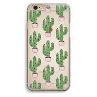 Cactus Lover: iPhone 6 / 6S Transparant Hoesje