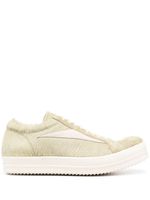 Rick Owens baskets Vintage en fourrure - Vert