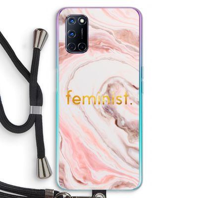 Feminist: Oppo A72 Transparant Hoesje met koord