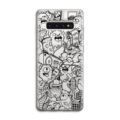 Vexx Black City : Samsung Galaxy S10 4G Transparant Hoesje