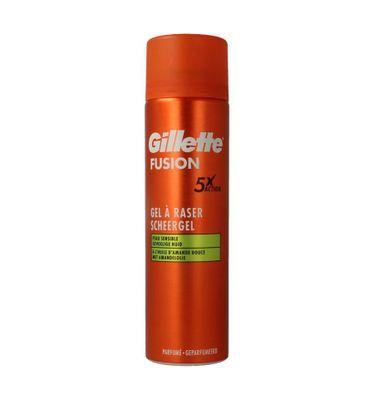 Fusion shaving gel sensitive