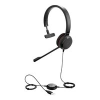 Jabra Evolve 30 II Headset Bedraad Hoofdband Kantoor/callcenter Zwart - thumbnail