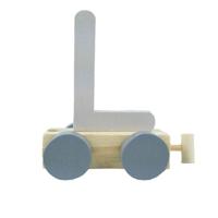 JeP kids houten treinletter L-offwhite
