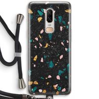 Terrazzo N°10: OnePlus 6 Transparant Hoesje met koord