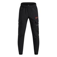 Under Armour Tech Utility Woven Cargobroek Kids Zwart Donkergrijs Rood