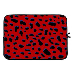 Red Leopard: Laptop sleeve 13 inch