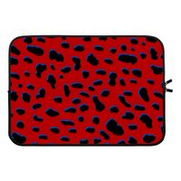 Red Leopard: Laptop sleeve 13 inch