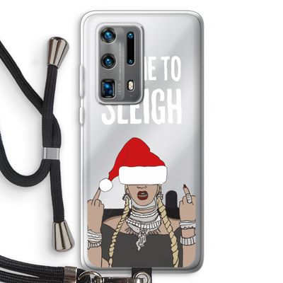Came To Sleigh: Huawei P40 Pro Plus Transparant Hoesje met koord