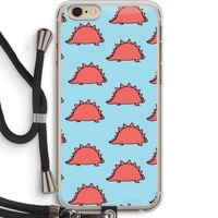 Dinosawrr: iPhone 6 PLUS / 6S PLUS Transparant Hoesje met koord